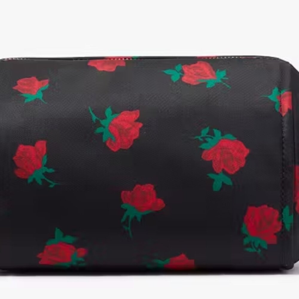 Kate Spade Chelsea Rose Toss Printed Medium Cosmetic Case - Picture 4 of 7
